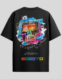Soweto Basque, Black Oversize T-shirt