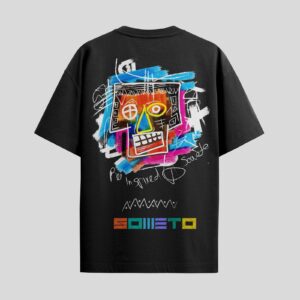 Soweto Basque, Black Oversize T-shirt